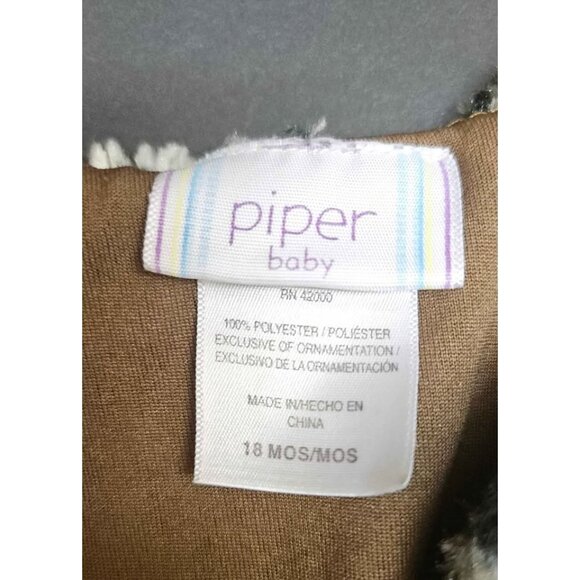 Piper Baby Leopard Print Faux Fur Coat – Girls Size11 months - Picture 2 of 5